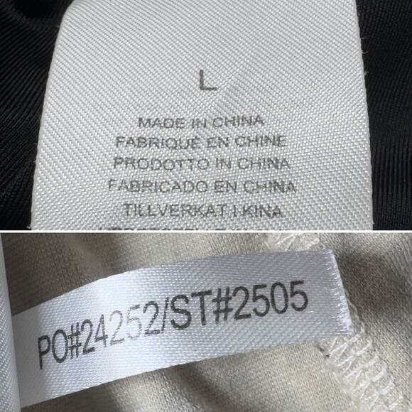 Edgy Snake Print Mob Wife Pants L Crop Legging Slinky Knit Pull-On Tummy-Shaping - Picture 15 of 16